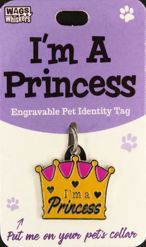 Picture of IM A PRINCESS ID TAG